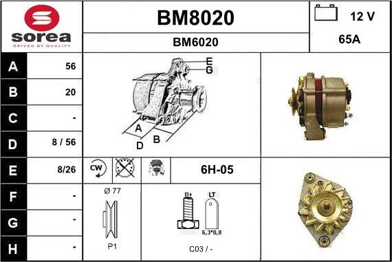 SNRA BM8020 - Генератор avtolavka.club