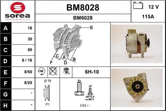 SNRA BM8028 - Генератор avtolavka.club