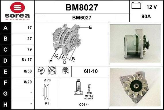 SNRA BM8027 - Генератор avtolavka.club