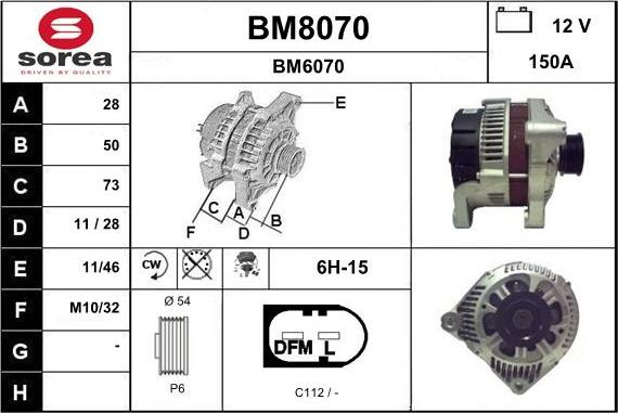 SNRA BM8070 - Генератор avtolavka.club