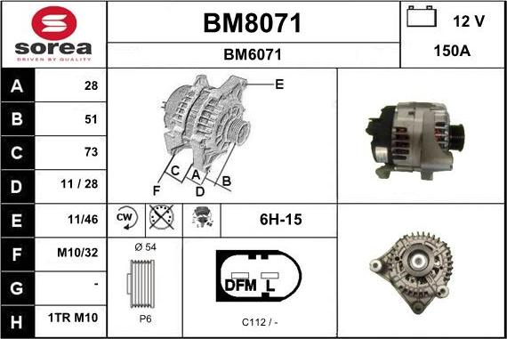 SNRA BM8071 - Генератор avtolavka.club