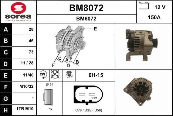 SNRA BM8072 - Генератор avtolavka.club