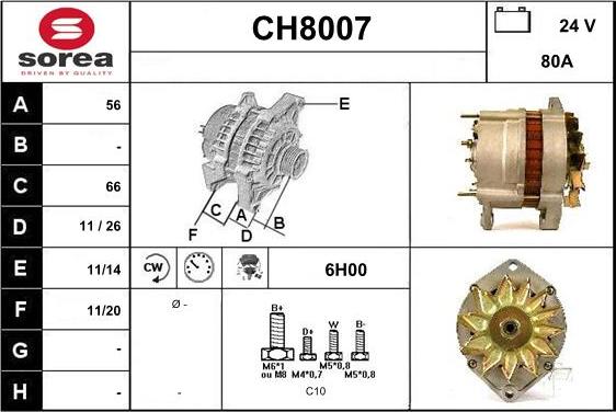 SNRA CH8007 - Генератор avtolavka.club