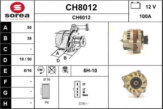 SNRA CH8012 - Генератор avtolavka.club