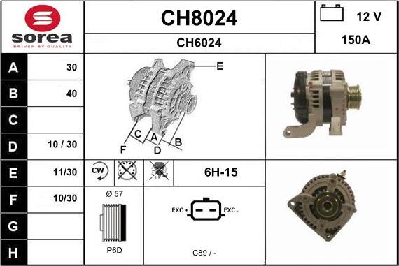 SNRA CH8024 - Генератор avtolavka.club