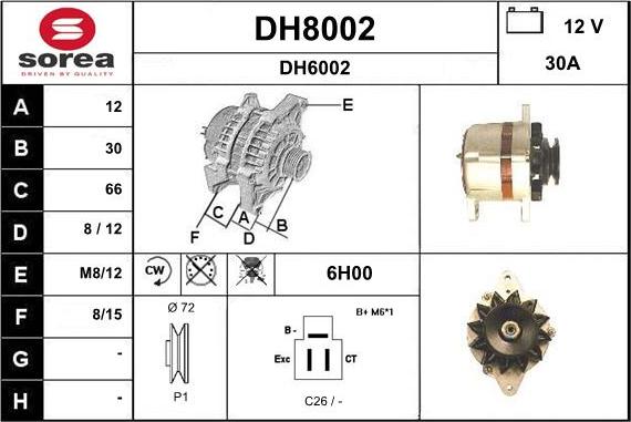 SNRA DH8002 - Генератор avtolavka.club