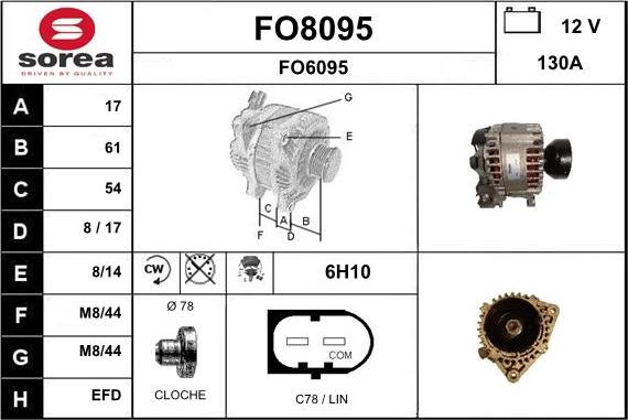 SNRA FO8095 - Генератор avtolavka.club