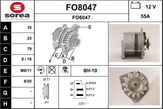 SNRA FO8047 - Генератор avtolavka.club