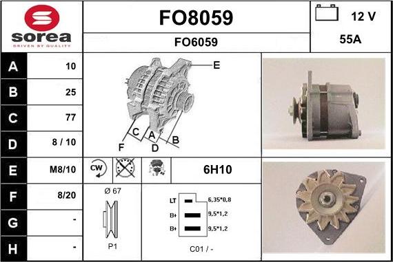 SNRA FO8059 - Генератор avtolavka.club