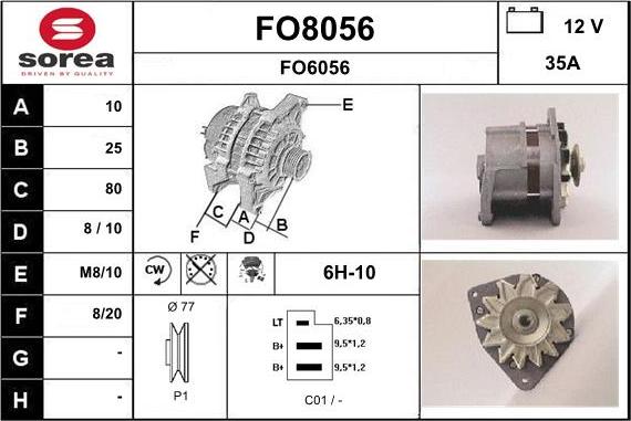 SNRA FO8056 - Генератор avtolavka.club