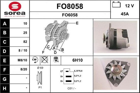 SNRA FO8058 - Генератор avtolavka.club