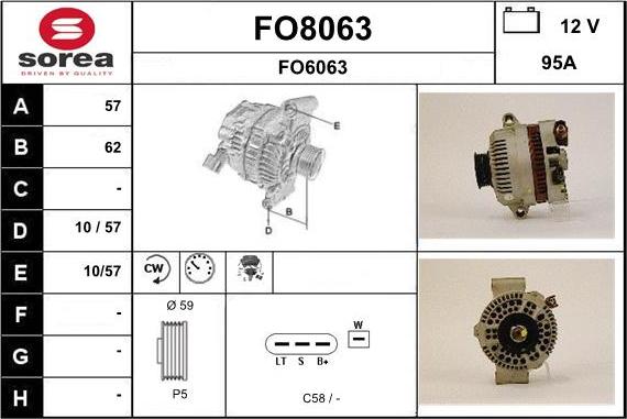 SNRA FO8063 - Генератор avtolavka.club