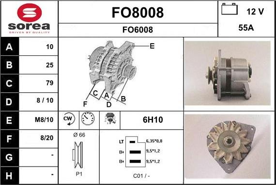 SNRA FO8008 - Генератор avtolavka.club