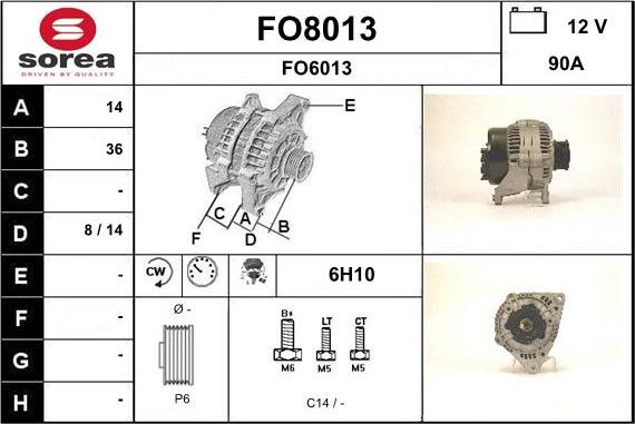 SNRA FO8013 - Генератор avtolavka.club