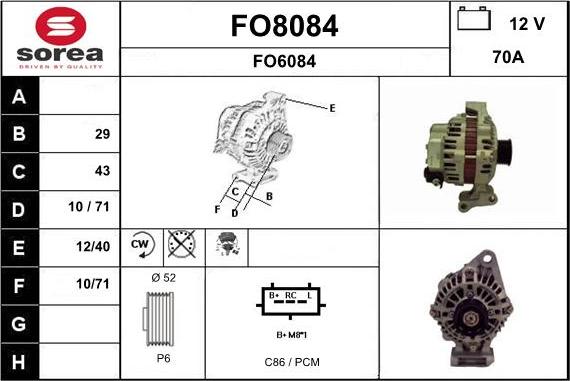 SNRA FO8084 - Генератор avtolavka.club