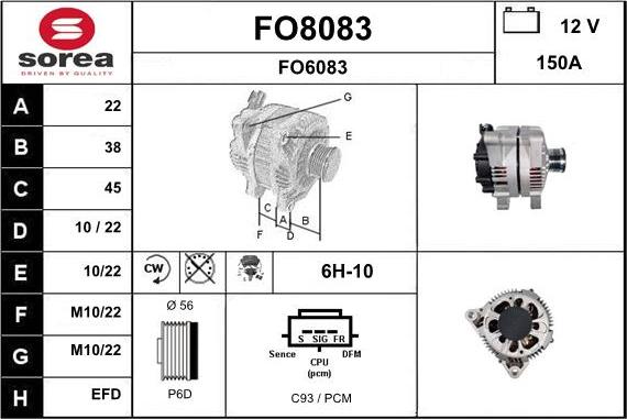 SNRA FO8083 - Генератор avtolavka.club