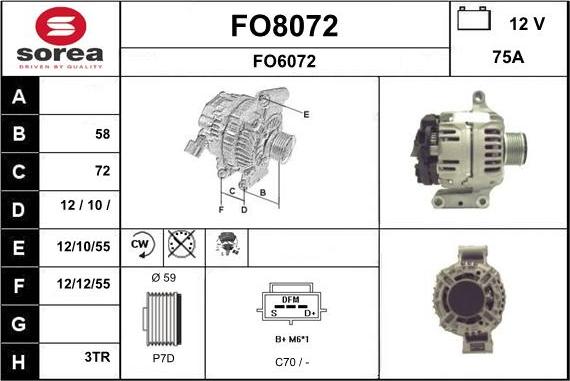 SNRA FO8072 - Генератор avtolavka.club