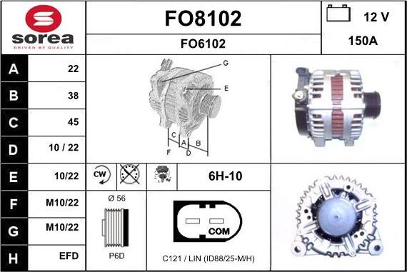 SNRA FO8102 - Генератор avtolavka.club