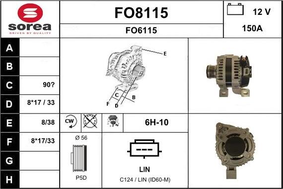 SNRA FO8115 - Генератор avtolavka.club