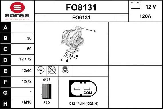 SNRA FO8131 - Генератор avtolavka.club