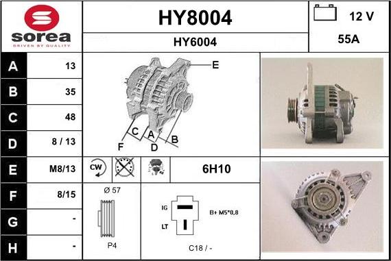 SNRA HY8004 - Генератор avtolavka.club