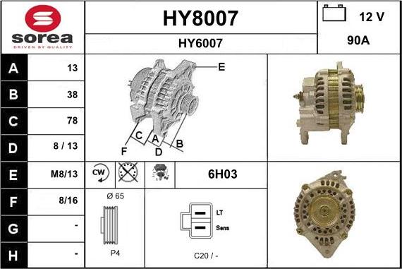 SNRA HY8007 - Генератор avtolavka.club