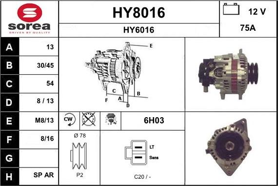 SNRA HY8016 - Генератор avtolavka.club