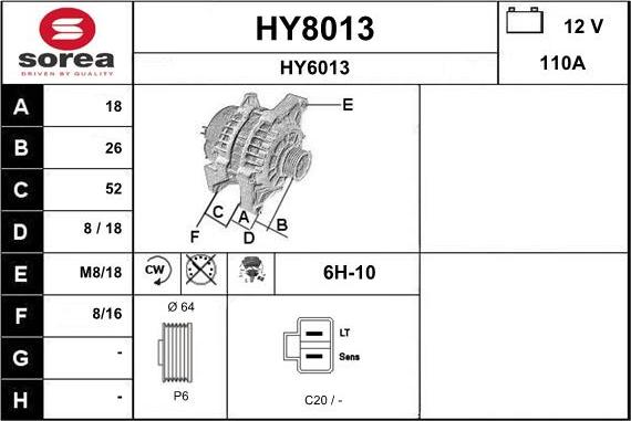 SNRA HY8013 - Генератор avtolavka.club