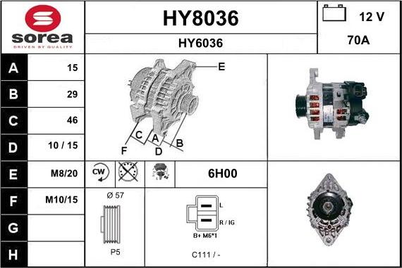 SNRA HY8036 - Генератор avtolavka.club