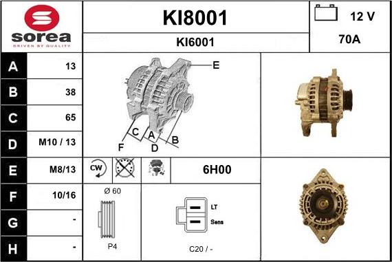 SNRA KI8001 - Генератор avtolavka.club