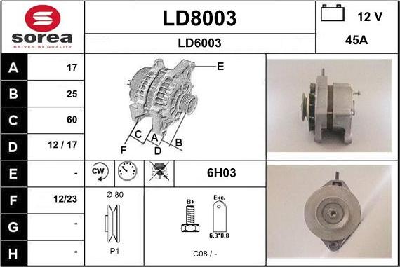 SNRA LD8003 - Генератор avtolavka.club