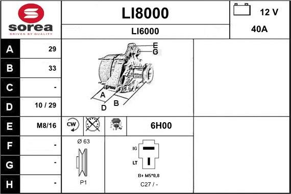 SNRA LI8000 - Генератор avtolavka.club