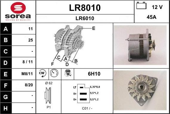 SNRA LR8010 - Генератор avtolavka.club