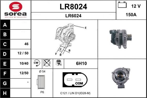 SNRA LR8024 - Генератор avtolavka.club