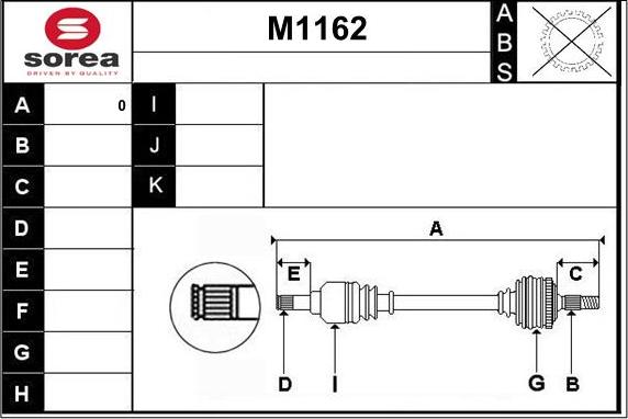 SNRA M1162 - Приводний вал avtolavka.club