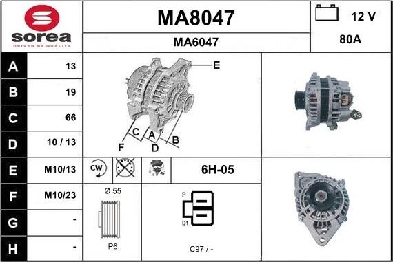 SNRA MA8047 - Генератор avtolavka.club