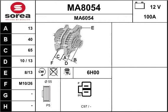 SNRA MA8054 - Генератор avtolavka.club