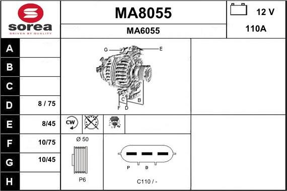 SNRA MA8055 - Генератор avtolavka.club