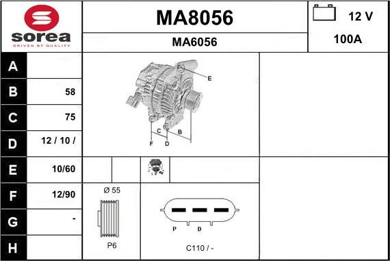 SNRA MA8056 - Генератор avtolavka.club