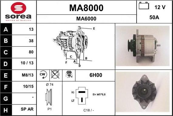 SNRA MA8000 - Генератор avtolavka.club