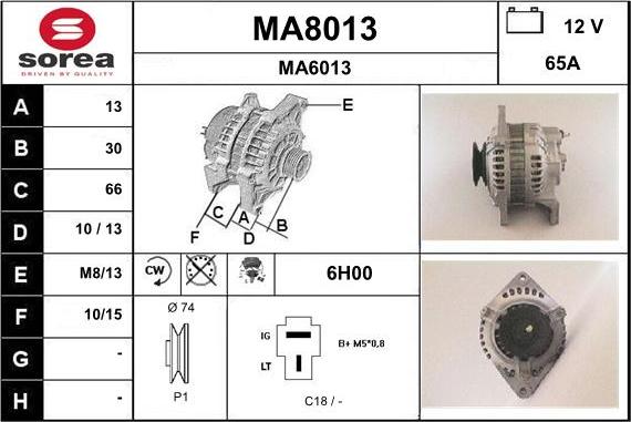 SNRA MA8013 - Генератор avtolavka.club