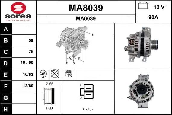 SNRA MA8039 - Генератор avtolavka.club