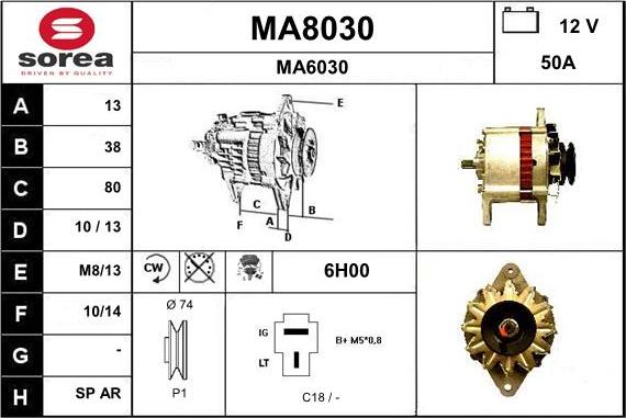 SNRA MA8030 - Генератор avtolavka.club