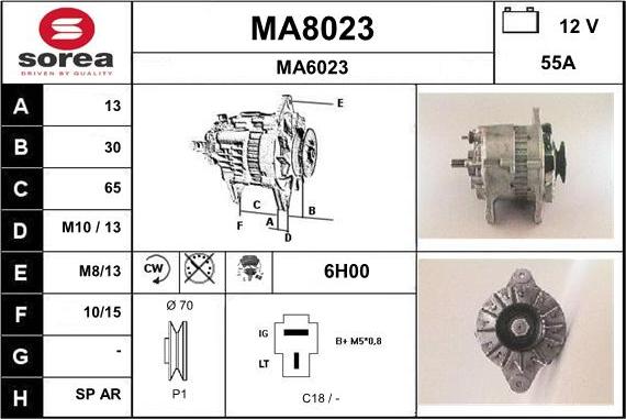 SNRA MA8023 - Генератор avtolavka.club