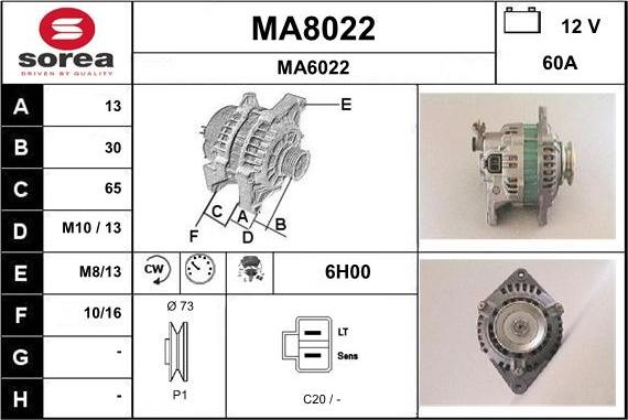 SNRA MA8022 - Генератор avtolavka.club