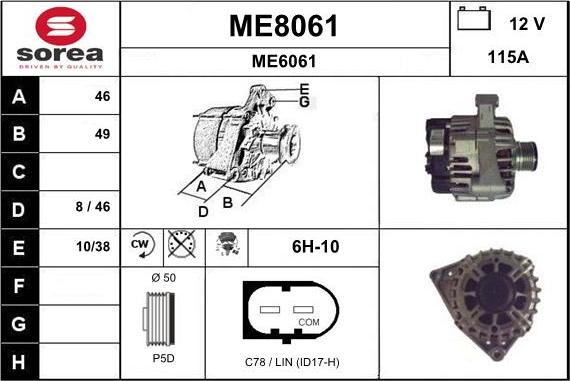 SNRA ME8061 - Генератор avtolavka.club