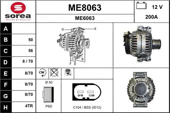 SNRA ME8063 - Генератор avtolavka.club