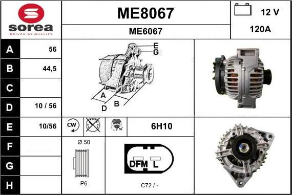 SNRA ME8067 - Генератор avtolavka.club