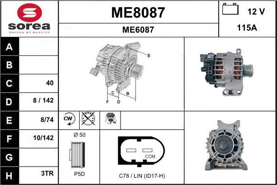 SNRA ME8087 - Генератор avtolavka.club