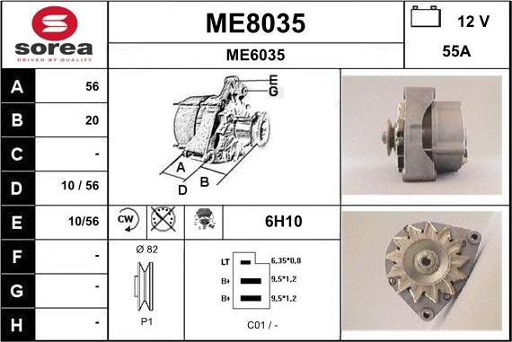 SNRA ME8035 - Генератор avtolavka.club